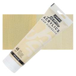 Pebeo High Viscosity Acrylics - Buff Titanium, 250 ml tube and swatch