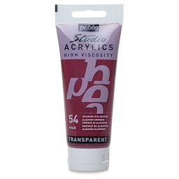 Pebeo High Viscosity Acrylics - Alizarin Crimson, 100 ml tube