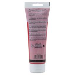 Pebeo High Viscosity Acrylics - Naphthol Carmine, back of 250 ml Tube