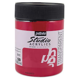 Pebeo High Viscosity Acrylics - Primary Magenta, 500 ml, Jar