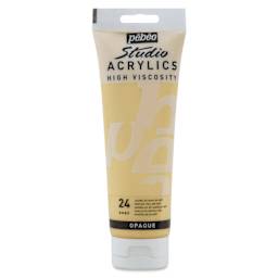 Pebeo High Viscosity Acrylics - Naples Yellow Hue, 250 ml Tube