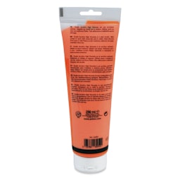 Pebeo High Viscosity Acrylics - Dark Cadmium Yellow Hue, 250 ml, Tube (Back)