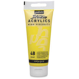 Pebeo High Viscosity Acrylics - Opaque Primary Yellow, 100 ml tube