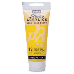 Pebeo High Viscosity Acrylics - Light Azo Yellow, 100 ml tube