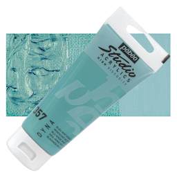 Pebeo High Viscosity Acrylic - Iridescent Blue/Green, 100 ml tube
