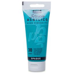 Pebeo High Viscosity Acrylics - Turquoise Blue, 100 ml tube