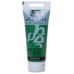 Pebeo High Viscosity Acrylics - Green Earth, 100 ml tube