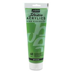 Pebeo High Viscosity Acrylics - Chrome Green Hue, 250 ml, Tube (Front)
