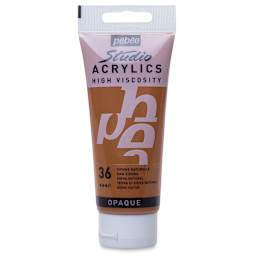 Pebeo High Viscosity Acrylics - Raw Sienna, 100 ml tube