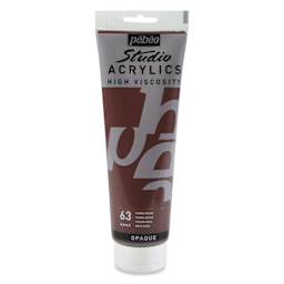 Pebeo High Viscosity Acrylics - Terra Rossa, 250 ml, Tube (Front)
