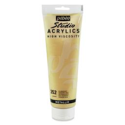Pebeo High Viscosity Acrylics - Gold, 250 ml, Tube