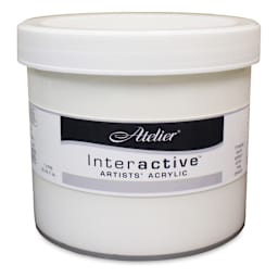 Chroma Atelier Interactive Artists' Acrylics - Titanium White, Liter jar