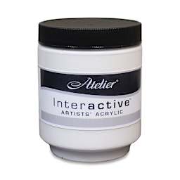 Chroma Atelier Interactive Artists' Acrylics - Titanium White, 250 ml jar