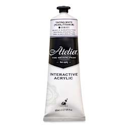 Chroma Atelier Interactive Artists' Acrylics - Tinting White, 80 ml tube