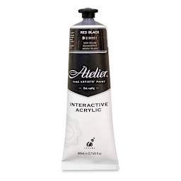 Chroma Atelier Interactive Artists' Acrylics - Red Black, 80 ml tube