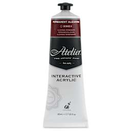 Chroma Atelier Interactive Artists' Acrylics - Permanent Alizarine, 80 ml tube