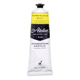 Chroma Atelier Interactive Artists' Acrylics - Arylamide Yellow Light, 80 ml tube