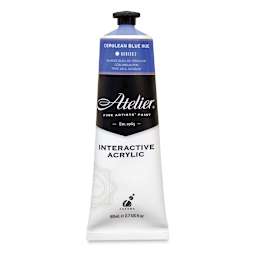 Chroma Atelier Interactive Artists' Acrylics - Cerulean Blue Hue, 80 ml tube