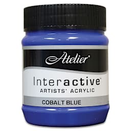 Chroma Atelier Interactive Artists' Acrylics - Cobalt Blue, 250 ml jar