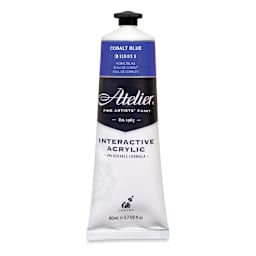 Chroma Atelier Interactive Artists' Acrylics - Cobalt Blue, 80 ml tube