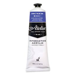 Chroma Atelier Interactive Artists' Acrylics - Cobalt Blue Hue, 80 ml tube