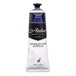 Chroma Atelier Interactive Artists' Acrylics - Blue Black (Indigo), 80 ml tube
