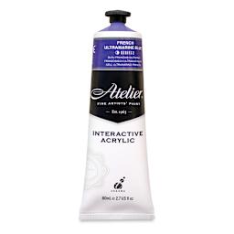 Chroma Atelier Interactive Artists' Acrylics - French Ultramarine Blue, 80 ml tube