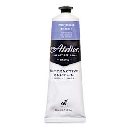 Chroma Atelier Interactive Artists' Acrylics - Pacific Blue, 80 ml tube