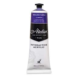 Chroma Atelier Interactive Artists' Acrylics - Dioxazine Purple, 80 ml tube