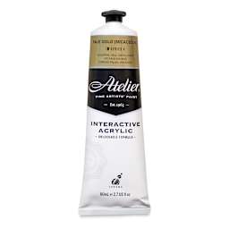 Chroma Atelier Interactive Artists' Acrylics - Pale Gold, 80 ml tube