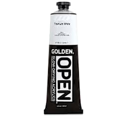 Golden Open Acrylics - Titanium White, 5 oz Tube