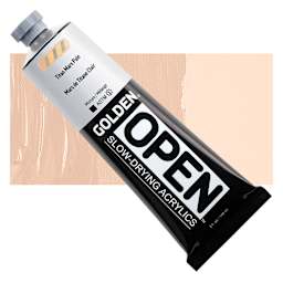 Golden Open Acrylics - Titan Mars Pale, 5 oz Tube and swatch