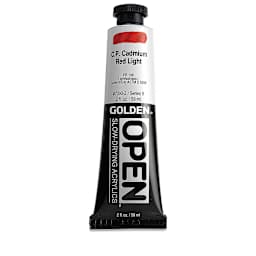 Golden Open Acrylics - Cadmium Red Light, 2 oz Tube
