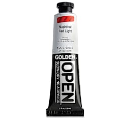 Golden Open Acrylics - Naphthol Red Light, 2 oz Tube