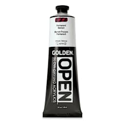 Golden Open Acrylics - Permanent Maroon, 5 oz Tube