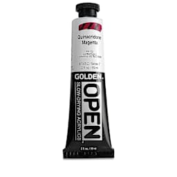 Golden Open Acrylics - Quinacridone Magenta, 2 oz Tube
