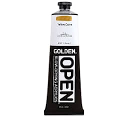 Golden Open Acrylics - Yellow Ochre, 5 oz Tube