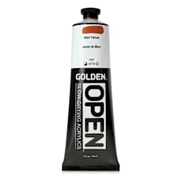 Golden Open Acrylics - Mars Yellow, 5 oz Tube