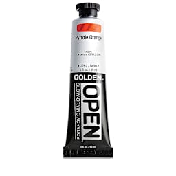 Golden Open Acrylics - Pyrrole Orange, 2 oz Tube