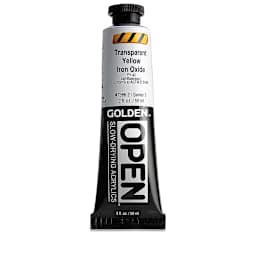 Golden Open Acrylics - Transparent Yellow Iron Oxide, 2 oz Tube