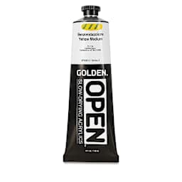 Golden Open Acrylics - Benzimidazolone Yellow Medium, 5 oz Tube