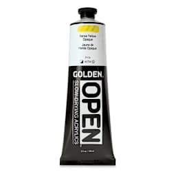 Golden Open Acrylics - Hansa Yellow Opaque, 5 oz Tube