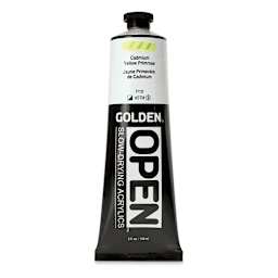Golden Open Acrylics - Cadmium Yellow Primrose, 5 oz Tube