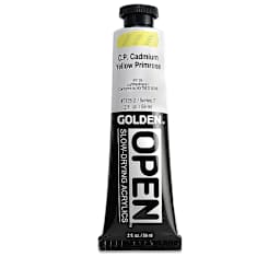 Golden Open Acrylics - Cadmium Yellow Primrose, 2 oz Tube