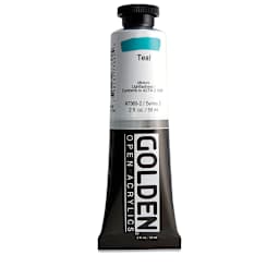 Golden Open Acrylics - Teal, 2 oz Tube