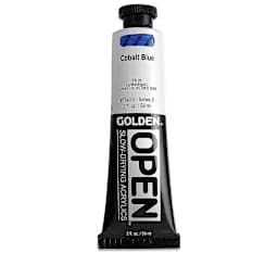 Golden Open Acrylics - Cobalt Blue, 2 oz Tube