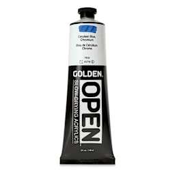 Golden Open Acrylics - Cerulean Blue Chromium, 5 oz Tube