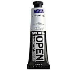 Golden Open Acrylics - Ultramarine Violet, 2 oz tube