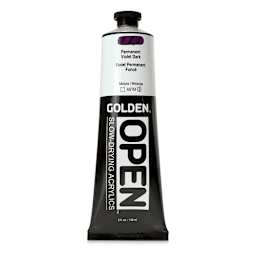 Golden Open Acrylics - Permanent Violet Dark, 5 oz, Tube