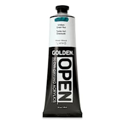 Golden Open Acrylics - Viridian Green Hue, 5 oz Tube